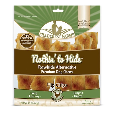 Nothin To Hide Fieldcrest Farms Nothin' to Hide Chicken Grain Free Chews For Dogs 8 pk 148